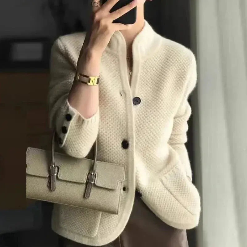 Women's Casual Long Sleeve Sweater Jacket