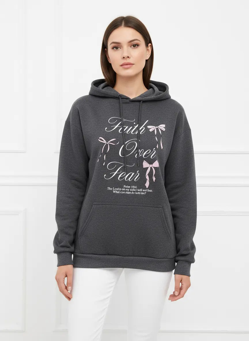 Cozy Fleece Hooded Sweatshirt for Women