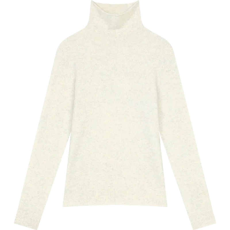 Winter Turtleneck Cottagecore Wool Blend Pullover