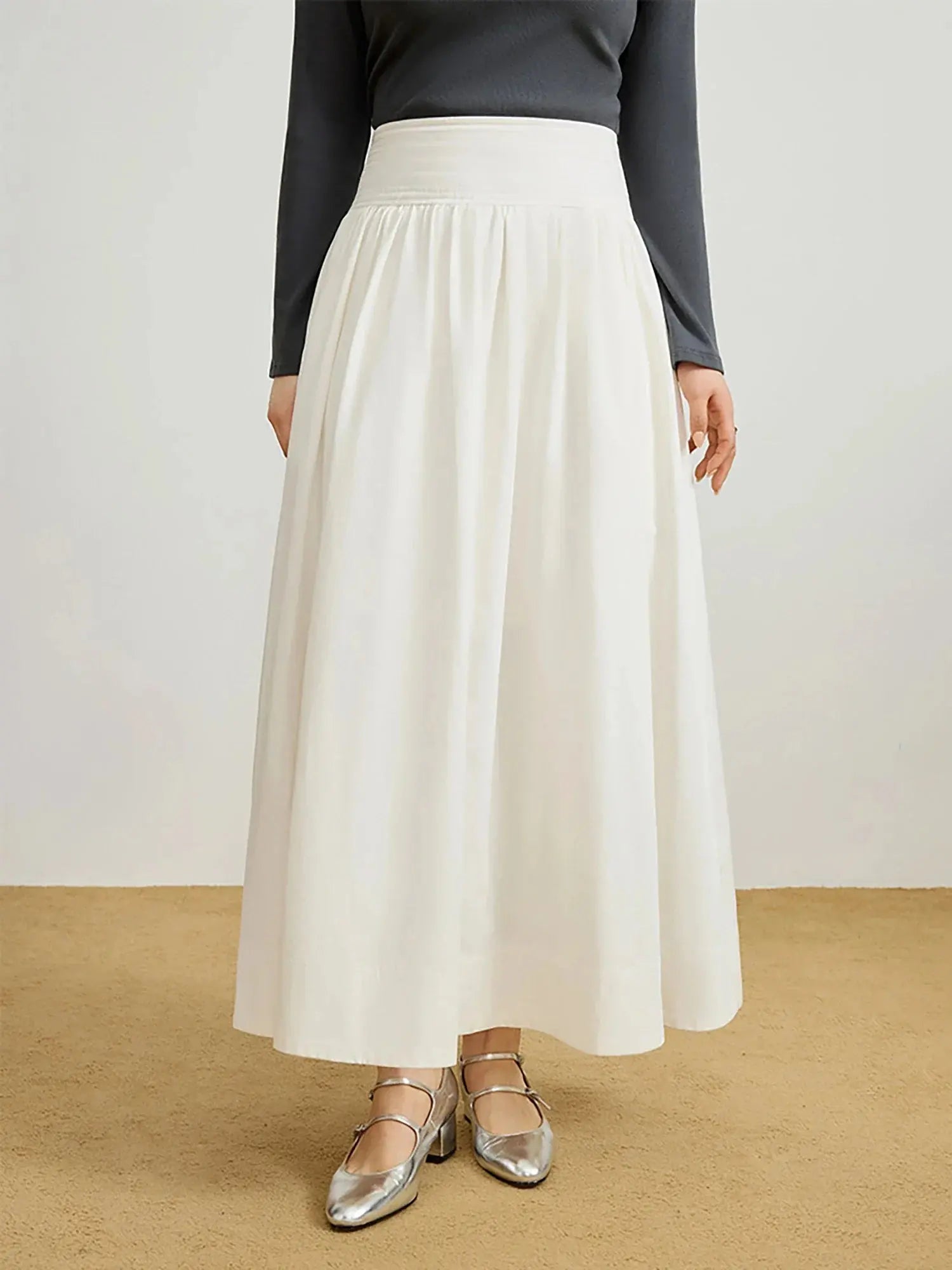 Plus Size Wide Waist Umbrella Skirt
