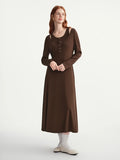 Chic Plus-Size Winter Layering Dress