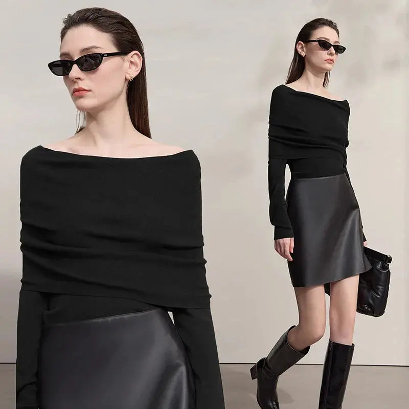 Women’s Slim Knitted Sweater Minimalist Autumn