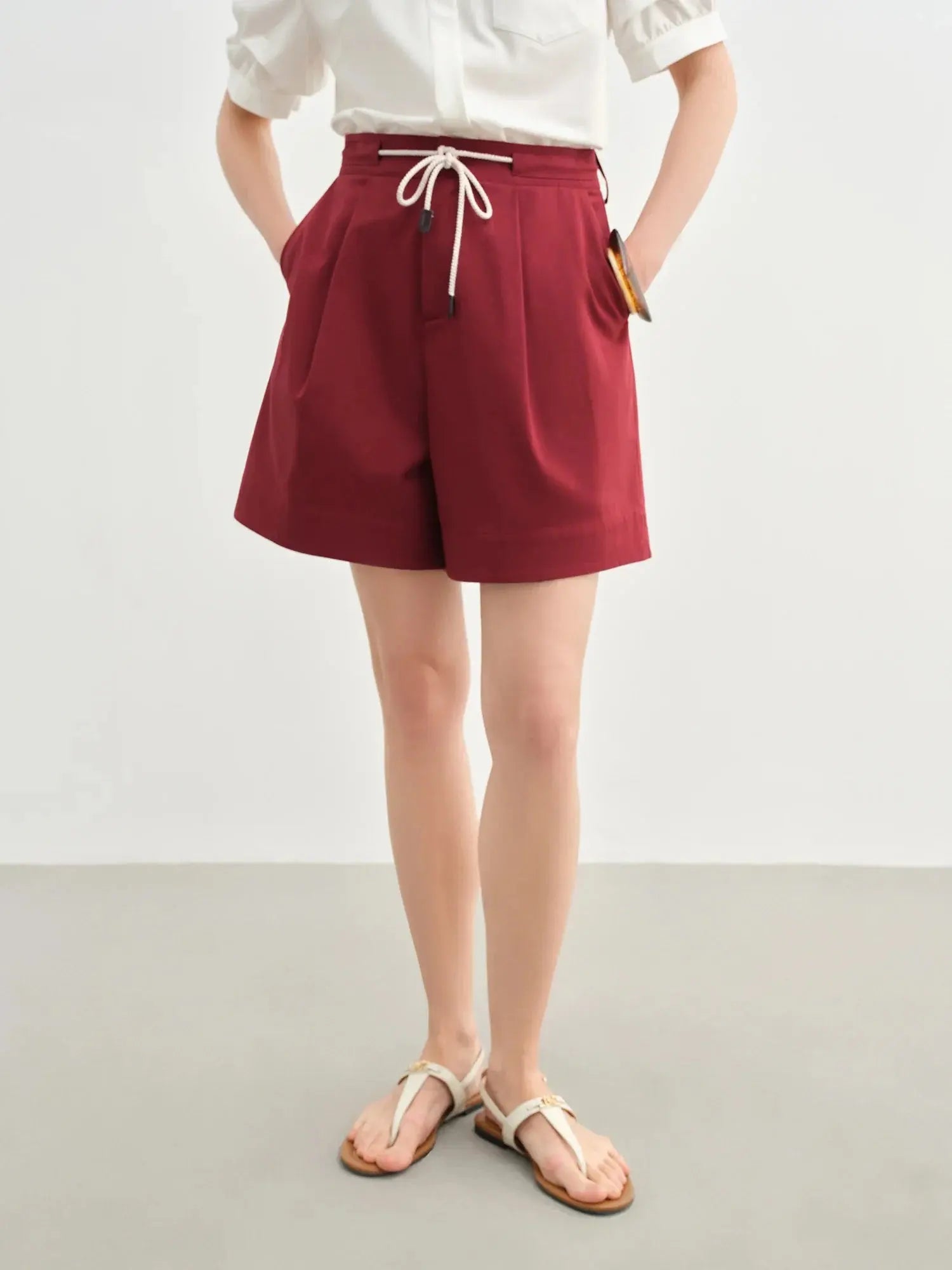 New Summer Loose Fit Drawstring Shorts