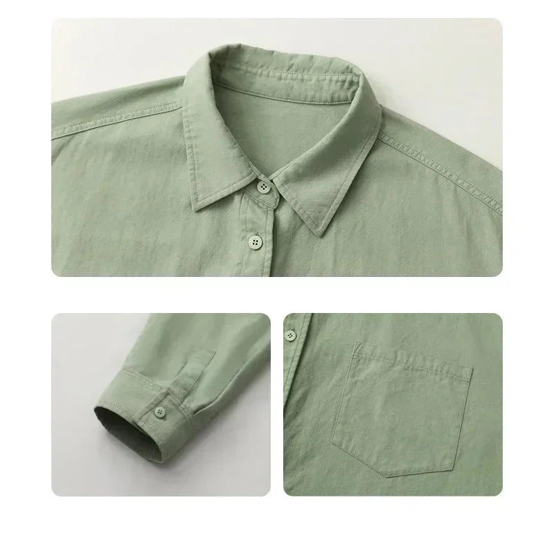 Long-Sleeved Office Blouse Loose Spring & Autumn Top