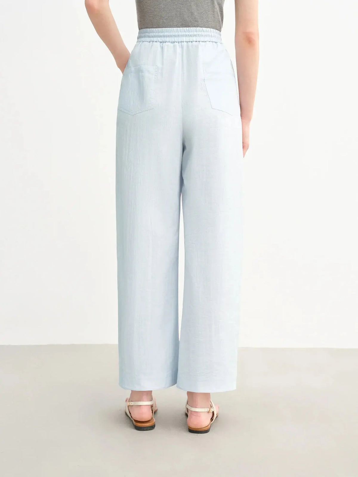 Comfy Wide-Leg Drawstring Pants
