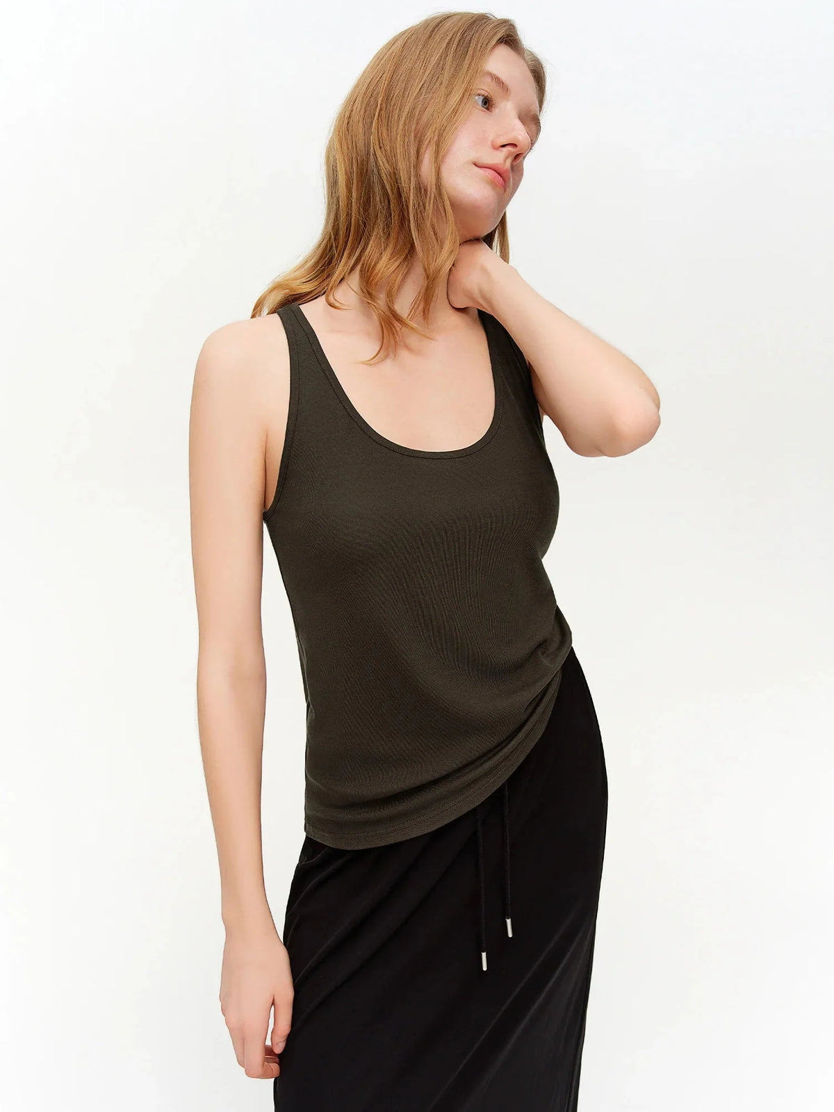 Women’s Striped 2-Piece Set Spring Sleeveless Casual Fit