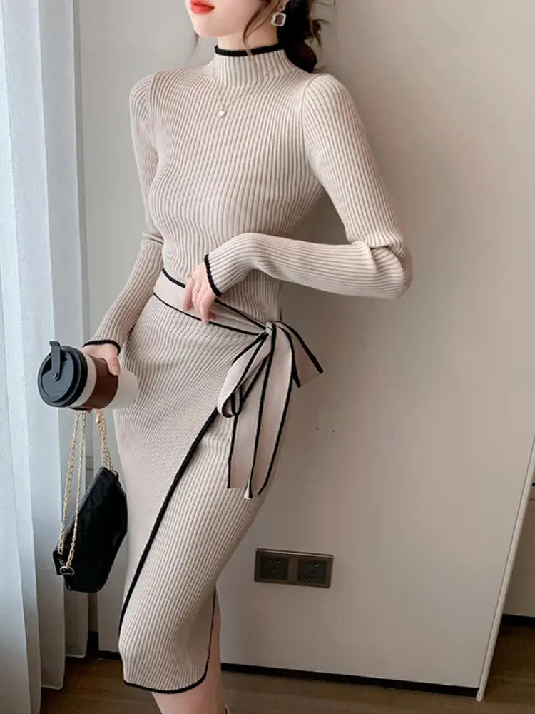 Women's Knitted Sweater Dress