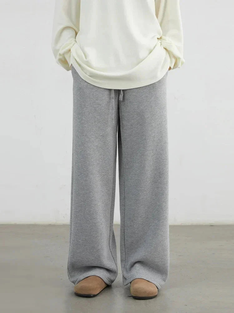 High-Waisted Fleece Sweatpants Autumn & Winter