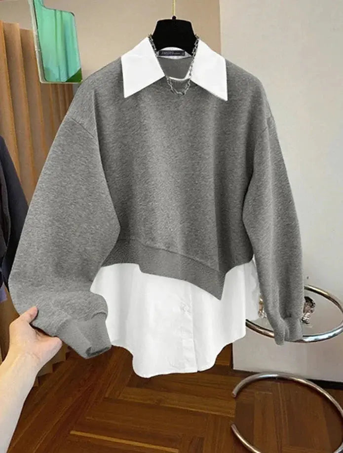 Simple and Catchy Stylish Patchwork Blouse