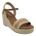 Solene Natural Slingback Espadrille Wedge Sandals