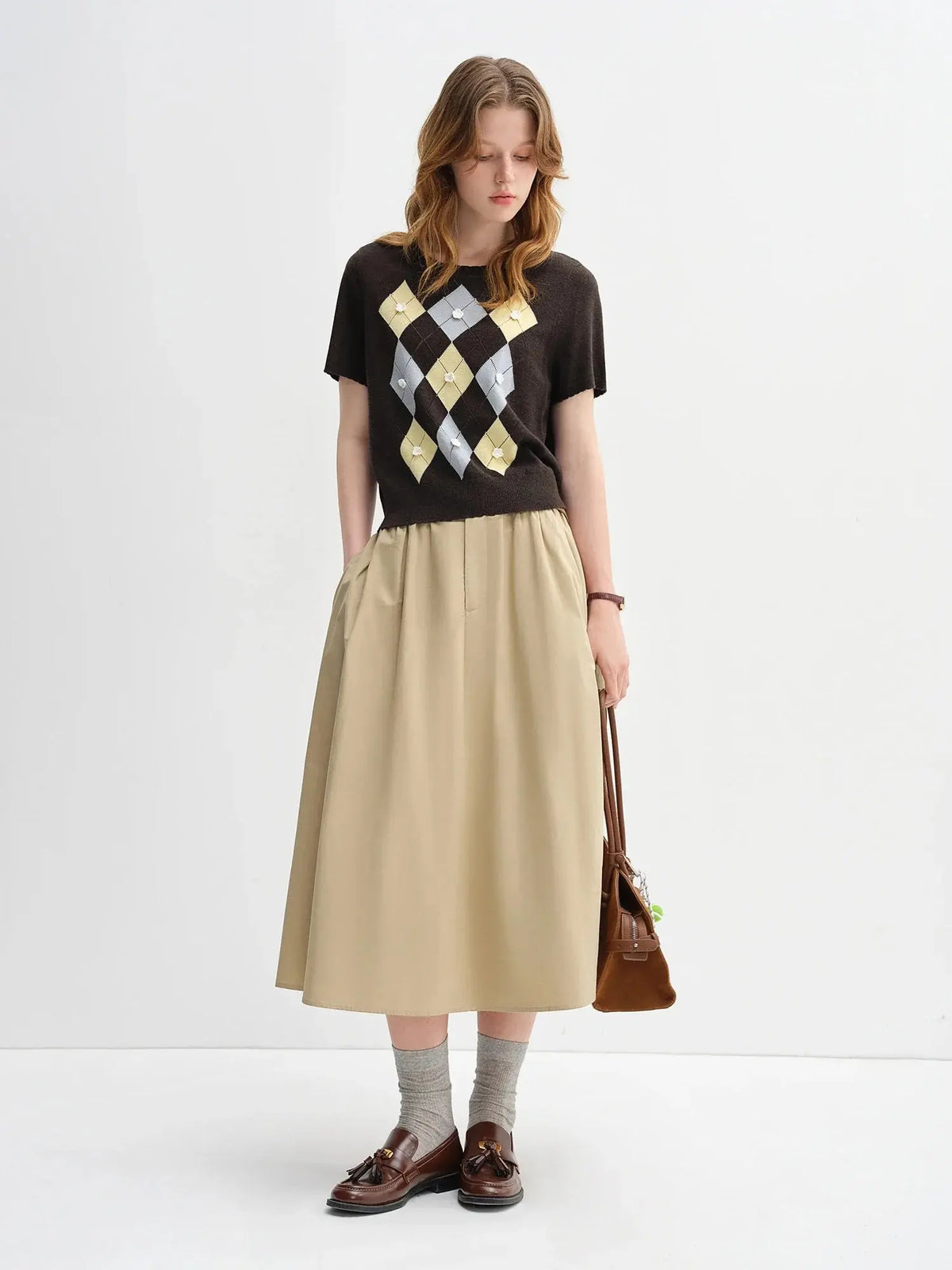 Women’s Textured Embroidery Knit Top