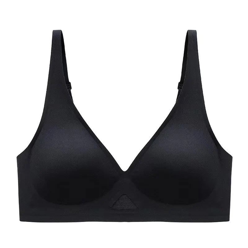 Seamless Bras For Women Push-Up Bra With Pads U-Shape Back Non-wire Brasiere Underwear Breathable V-Neck Sexy Lingerie S-XL