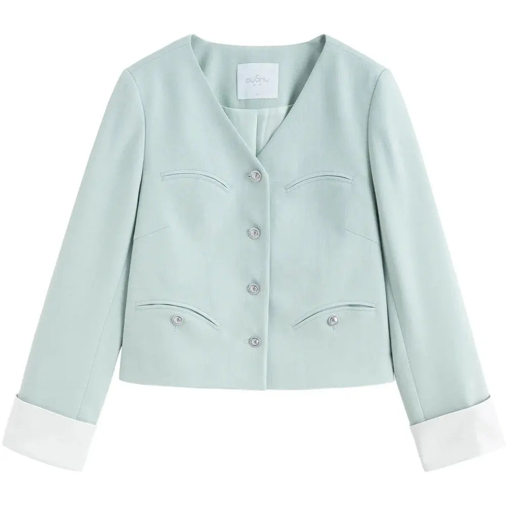 Loose Fit Plus Size Blazer and Dress Set for Work & Casual