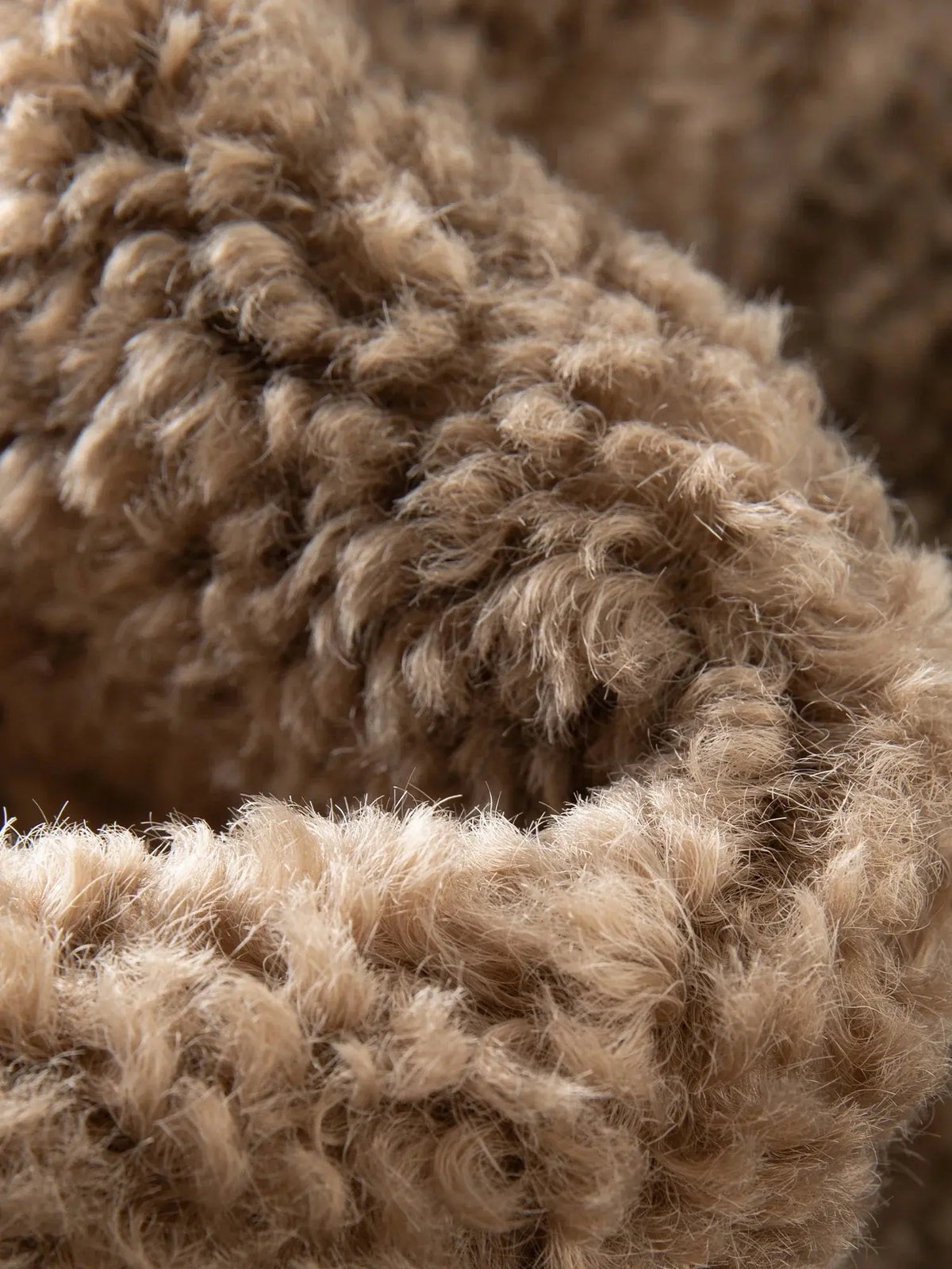 Vintage American Style Brown Fur Jacke