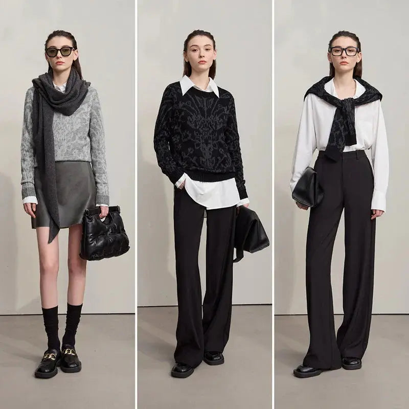 Women's Winter Elegant Long-Sleeve Sweater
