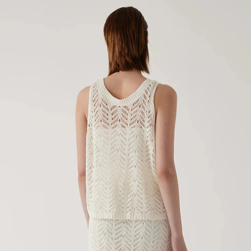 Women's Premium Linen Summer Vest Elegant Luxury Style