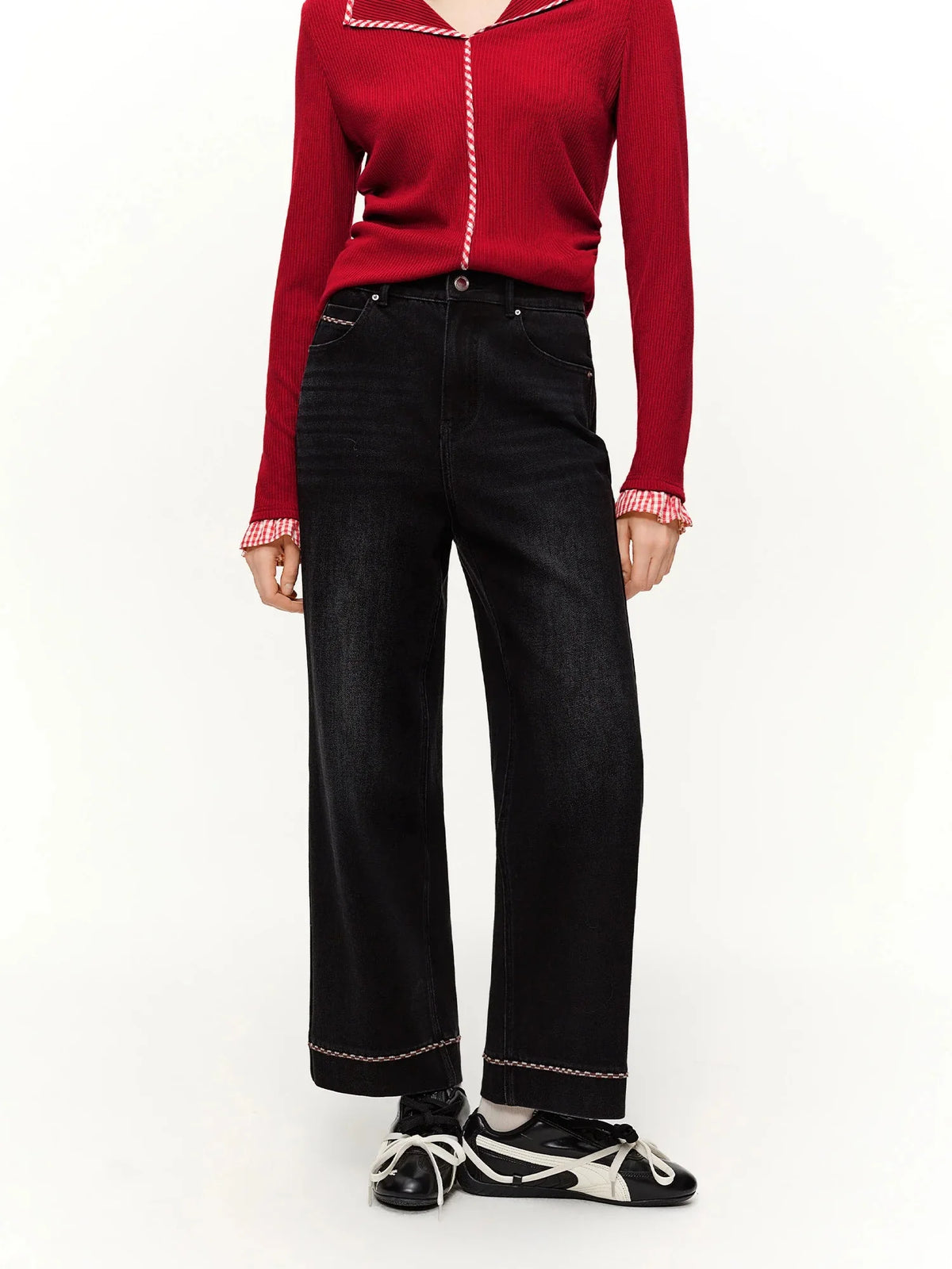 Women's Pants High Waist Slim Baguette Pants Trendy Office Wear