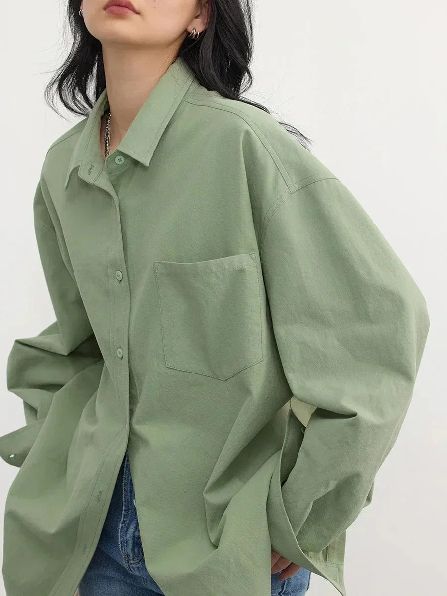 Long-Sleeved Office Blouse Loose Spring & Autumn Top