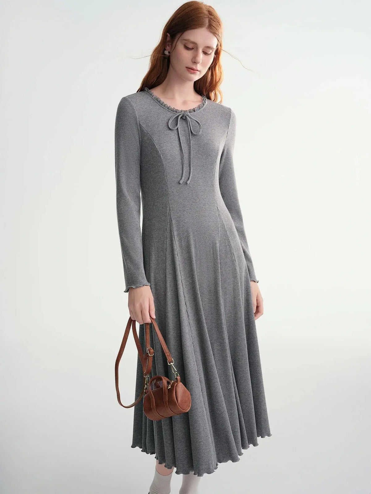 Slim Fit Bodycon Long Dress with Lace