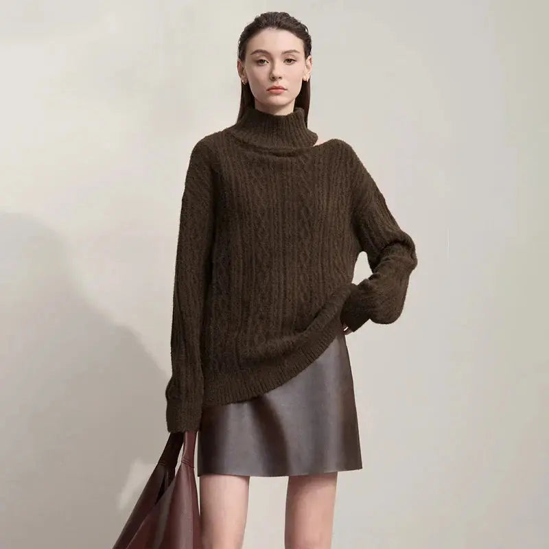 Ladies' Long Sleeve Turtleneck
