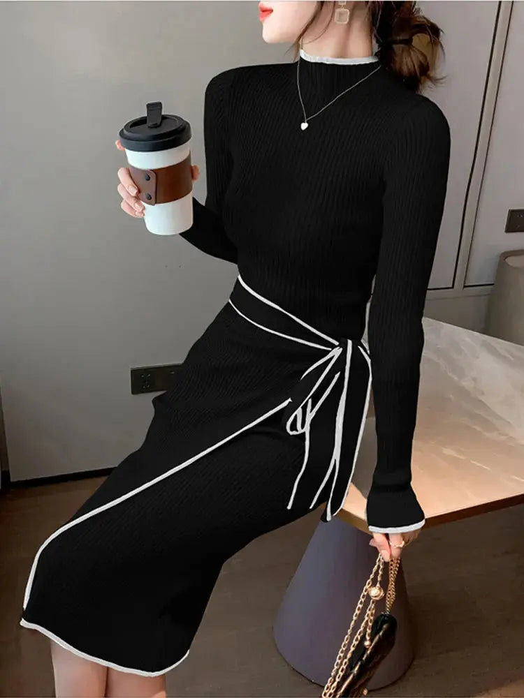 Women's Knitted Sweater Dress