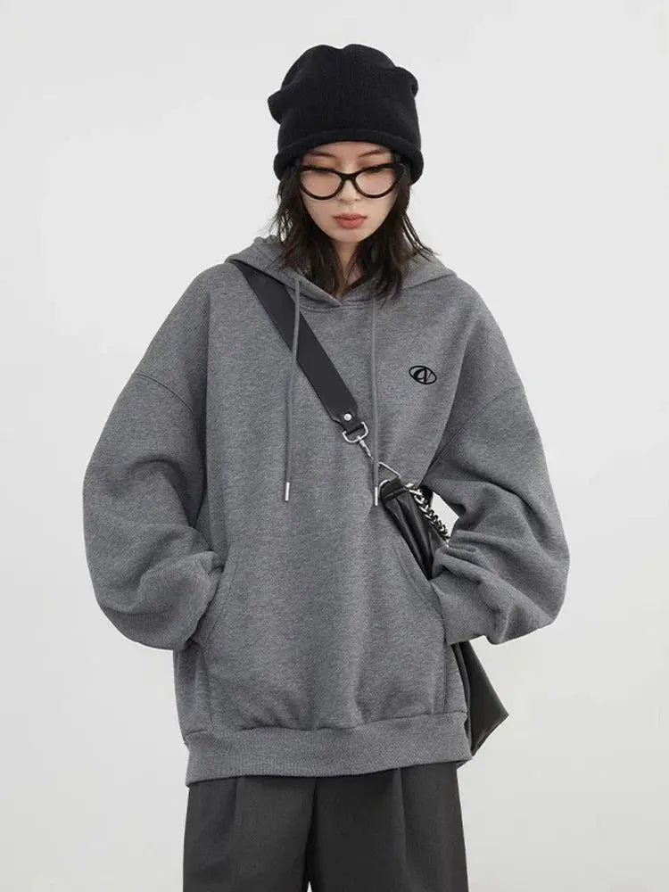 Women's Plush Drawstring Hoodie