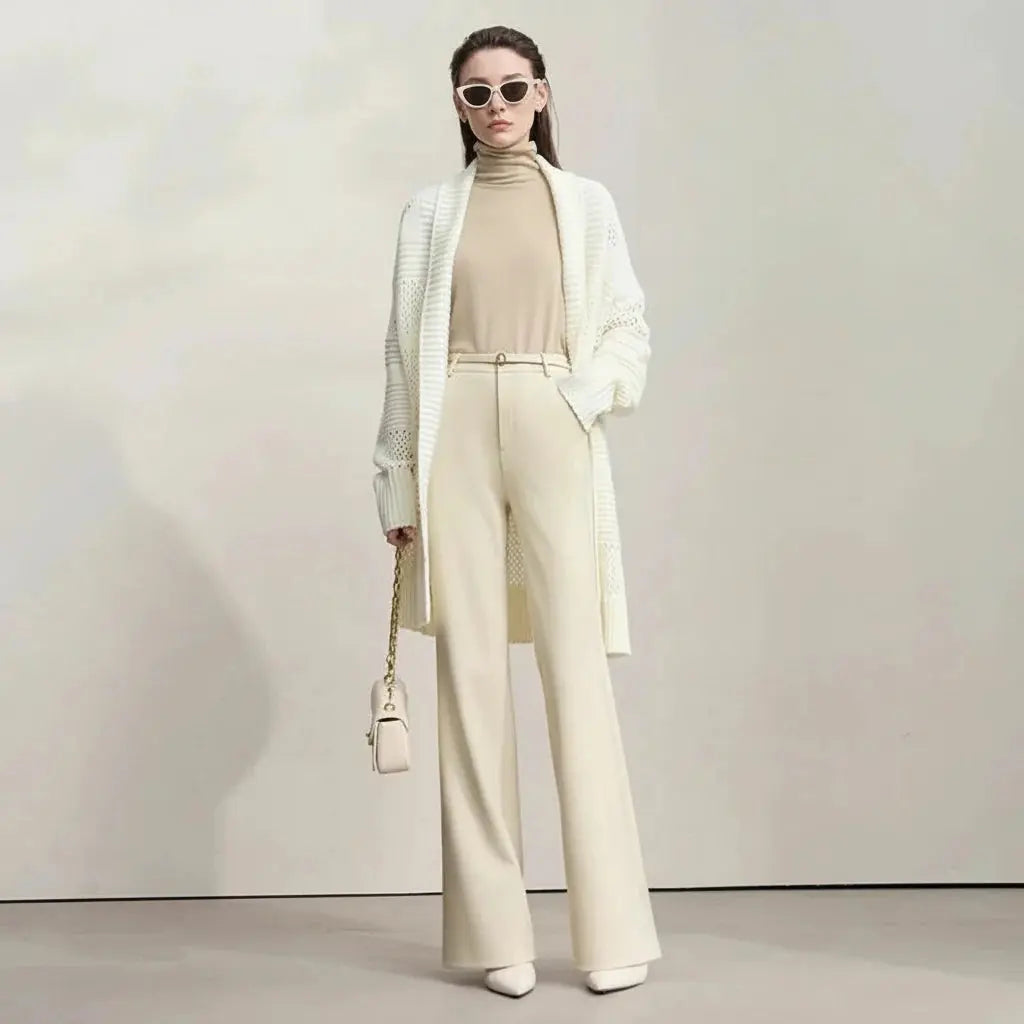High-Waist Full-Length Pants for Women