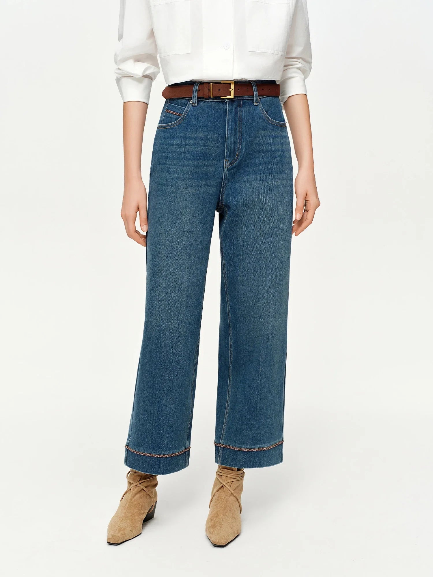 Women's Pants High Waist Slim Baguette Pants Trendy Office Wear