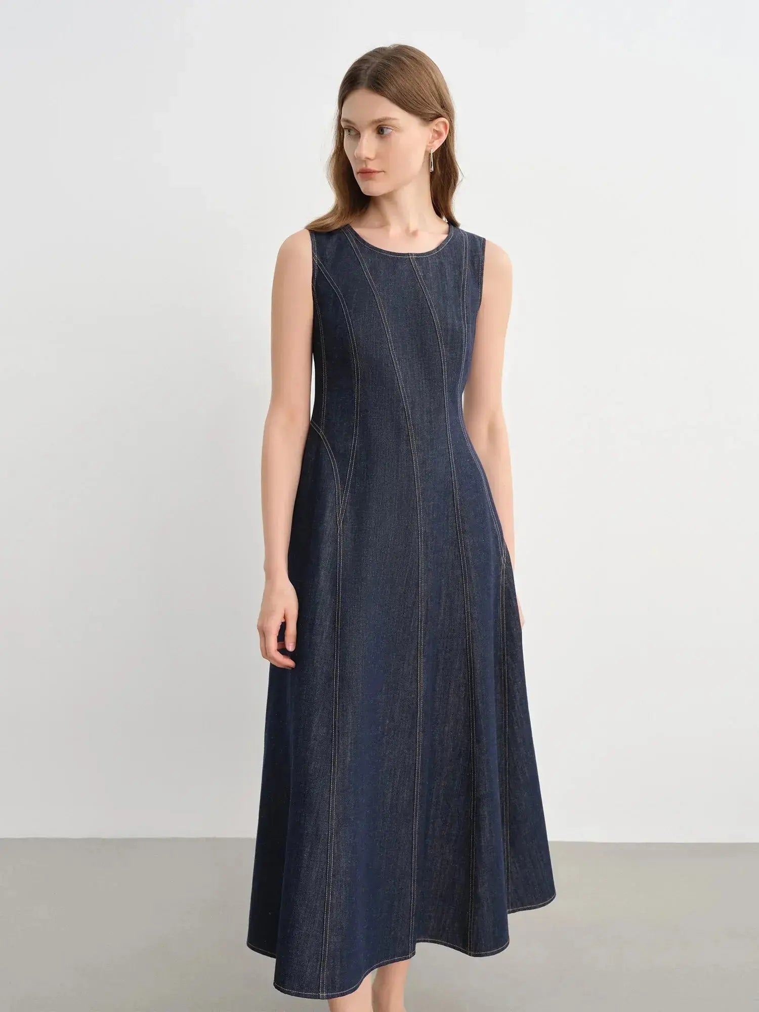 Women's Summer Plus Size Slim Denim Dress