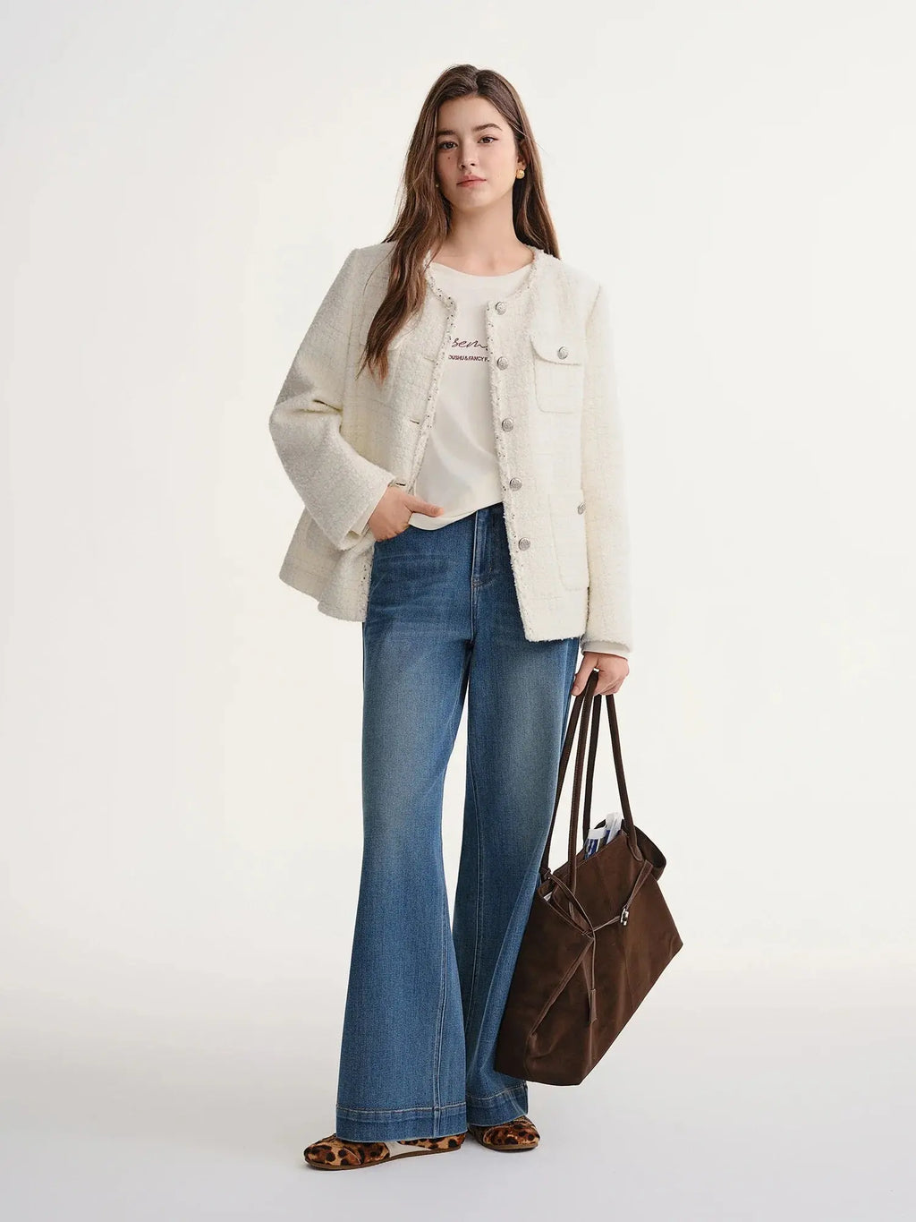 Tweed & Lace Elegance Jacket