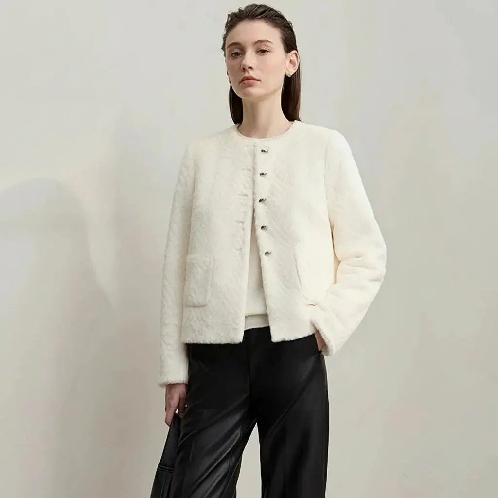 Women's Versatile Warm Knit Winter Coat