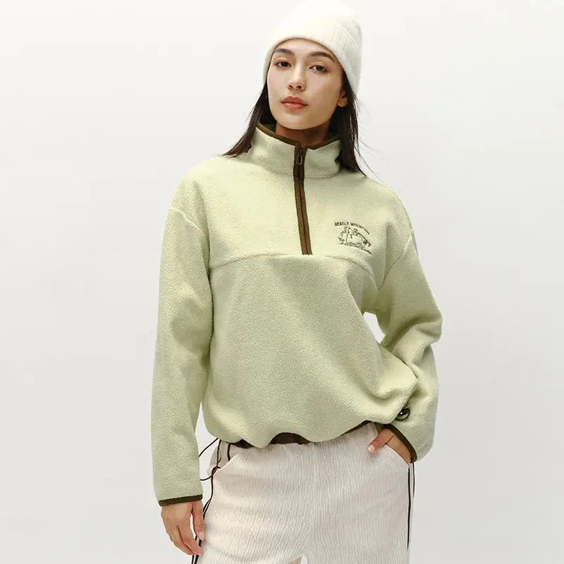 Women's Embroidered Fleece Sweatshirt