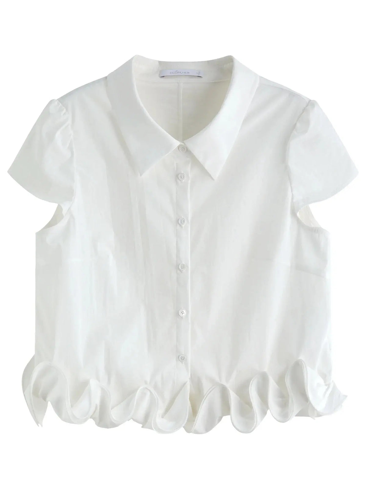 Sophisticated Ruffled Summer Two-Piece Set