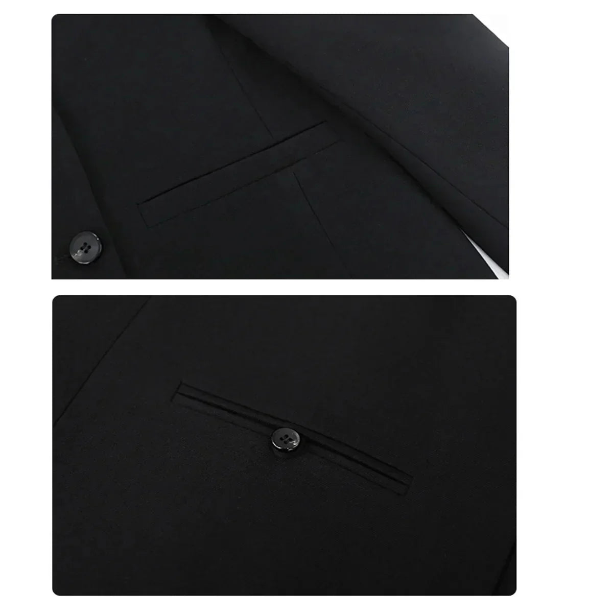 Double-Breasted Office Blazer Stylish Mid-Length Coat