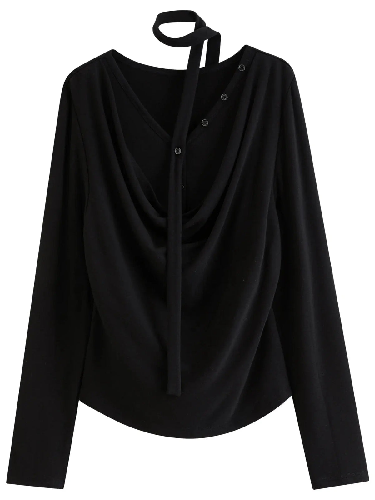 Mock Two-Piece Layered T-Shirt Plus Size Top