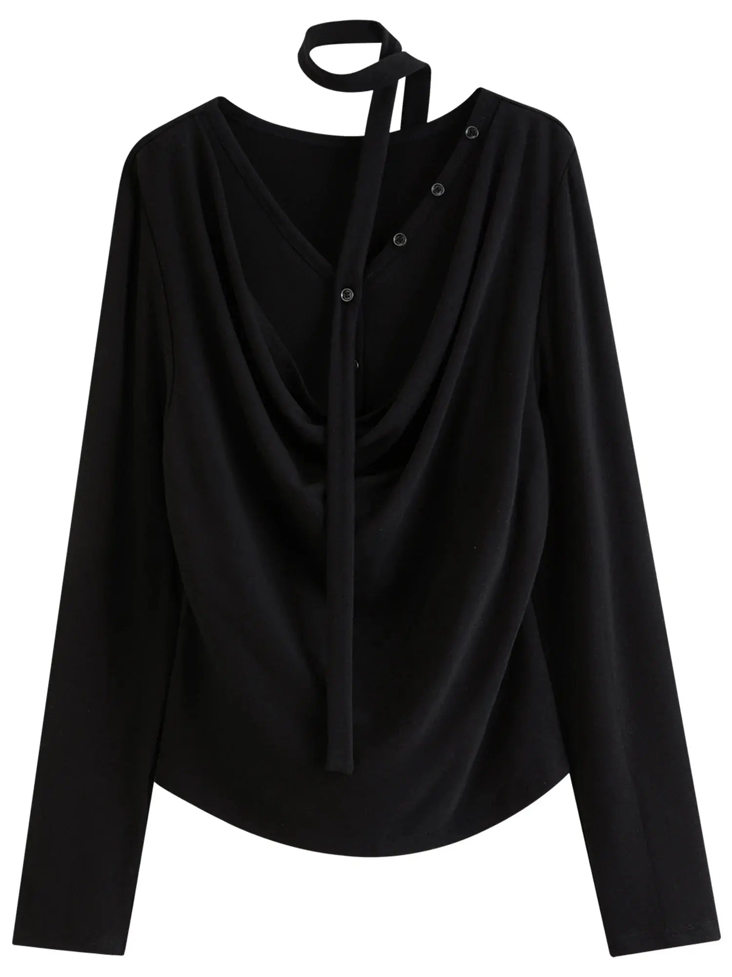 Mock Two-Piece Layered T-Shirt Plus Size Top