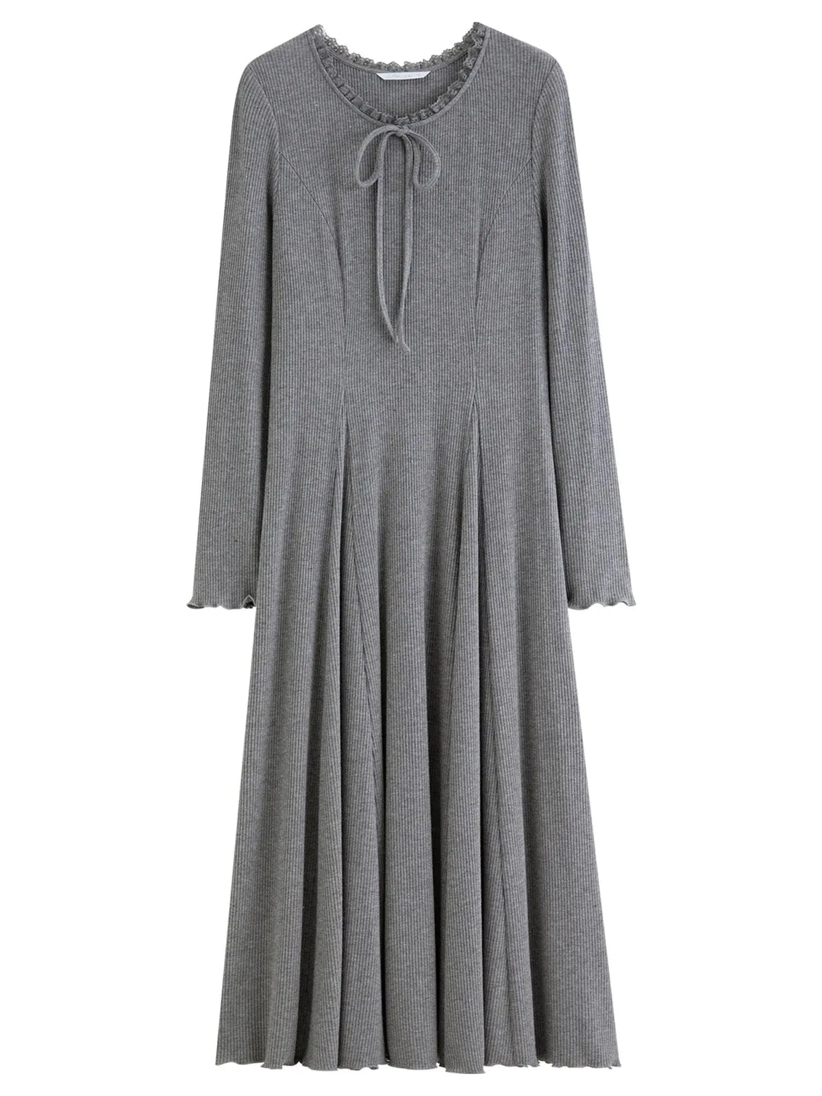 Slim Fit Bodycon Long Dress with Lace