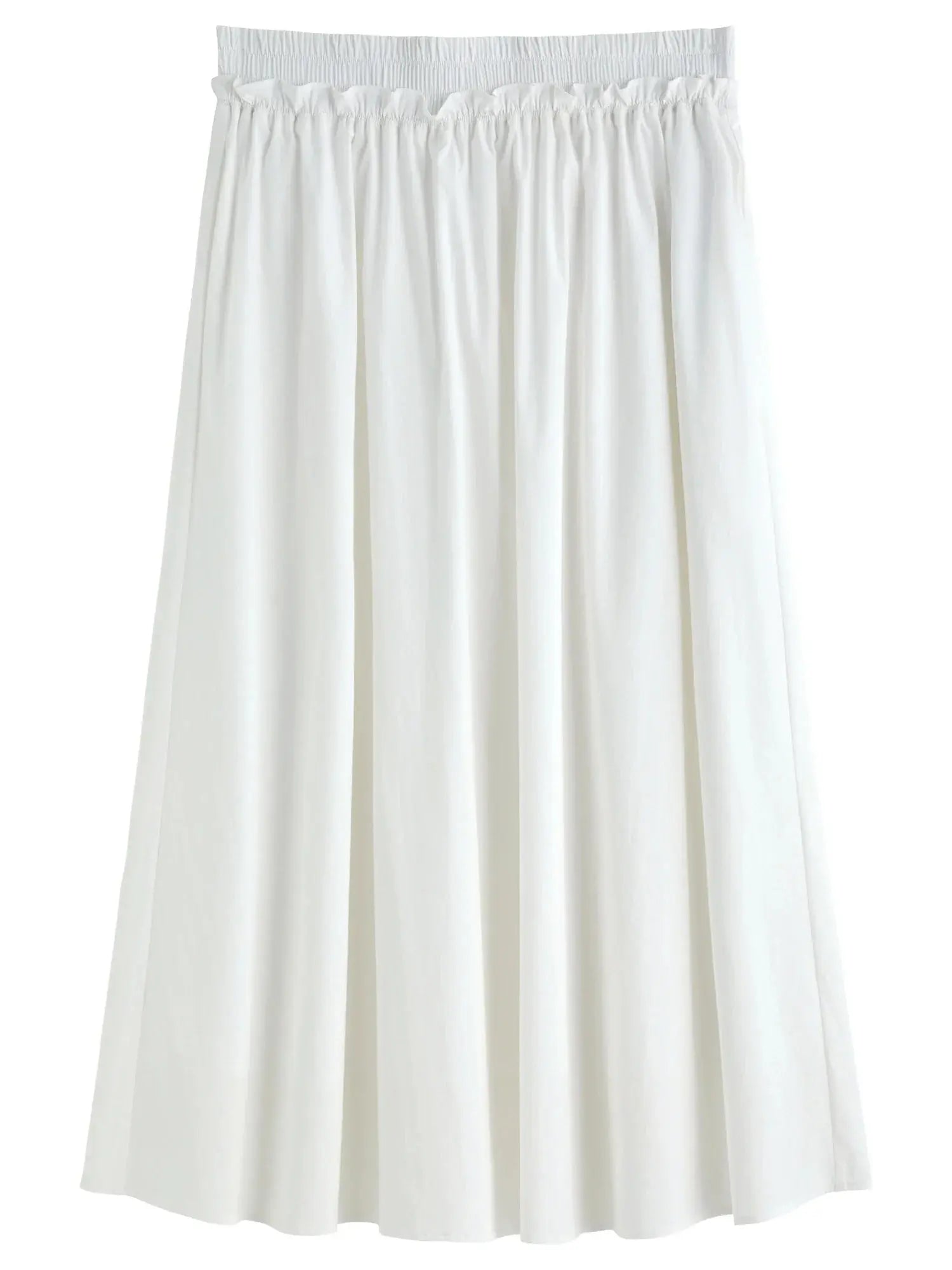 Sophisticated Ruffled Summer Two-Piece Set