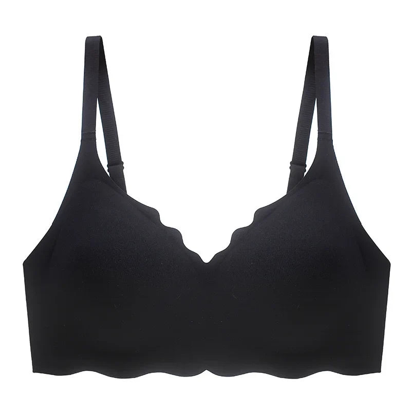 Sexy Seamless Breathable Underwear Women's No Wires Gathering Beautiful Back Sports Breast Reducing Sleeping Bra for Women