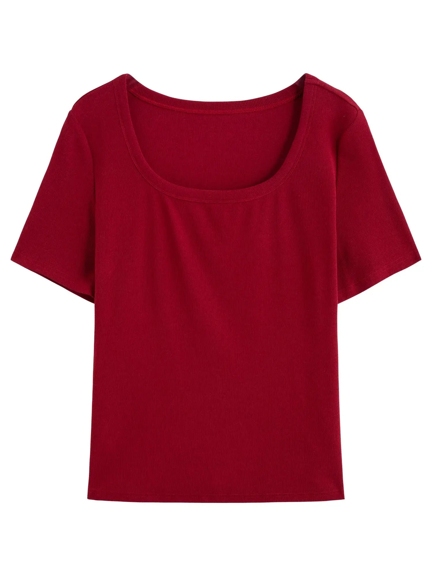 High-Stretch V/U Neck Tee