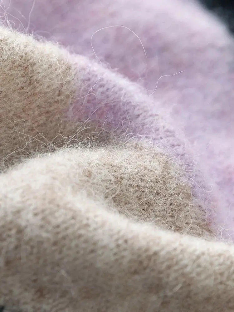 Soft Knit Stripe Winter Sweater