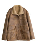 Thick, Warm, Reversible Solid Jacket
