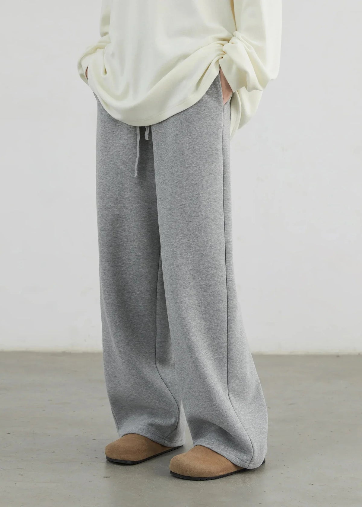 High-Waisted Fleece Sweatpants Autumn & Winter