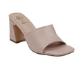 Women's Soho Nude Square Toe Heeled Sandals