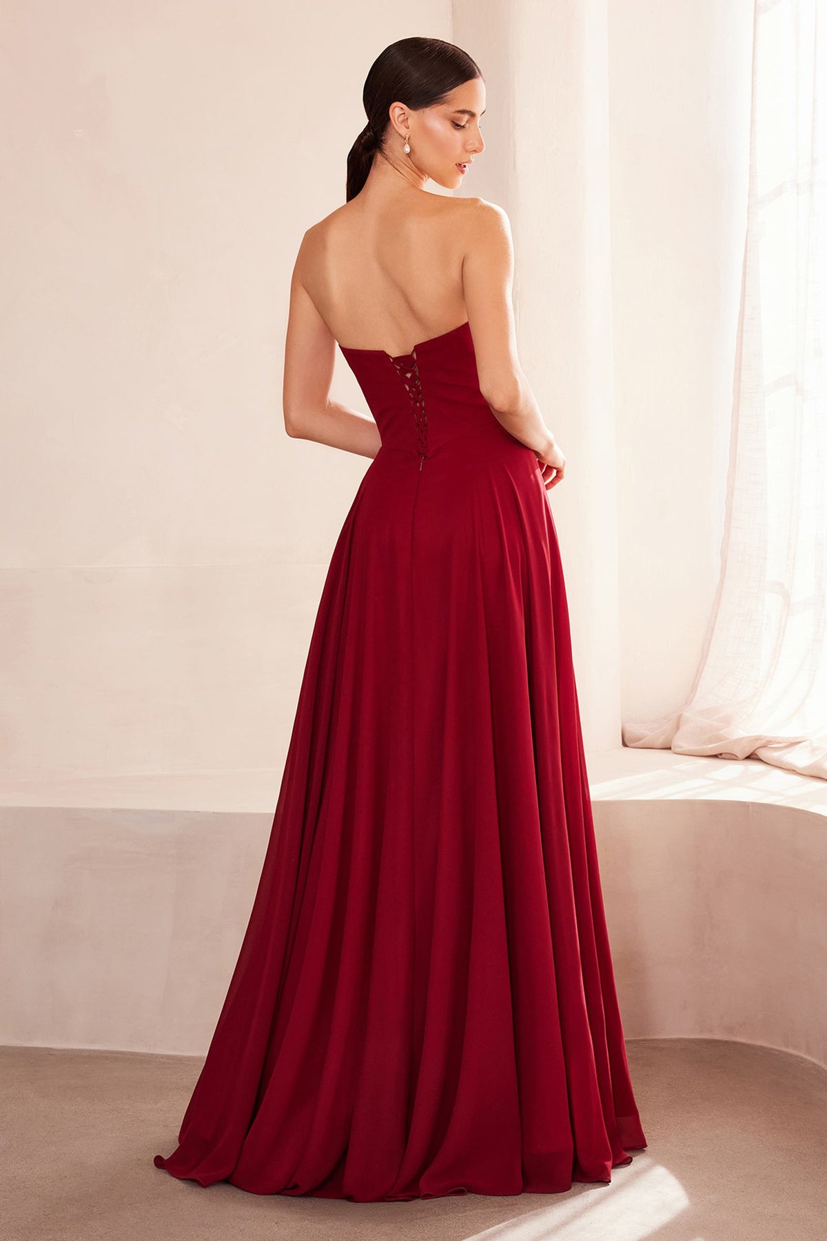 Ladivine Amoris T703 Dress Strapless A-Line Bridesmaid Gown