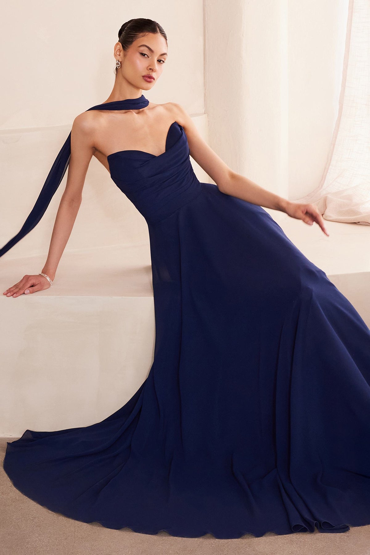 Ladivine Amoris T703 Dress Strapless A-Line Bridesmaid Gown