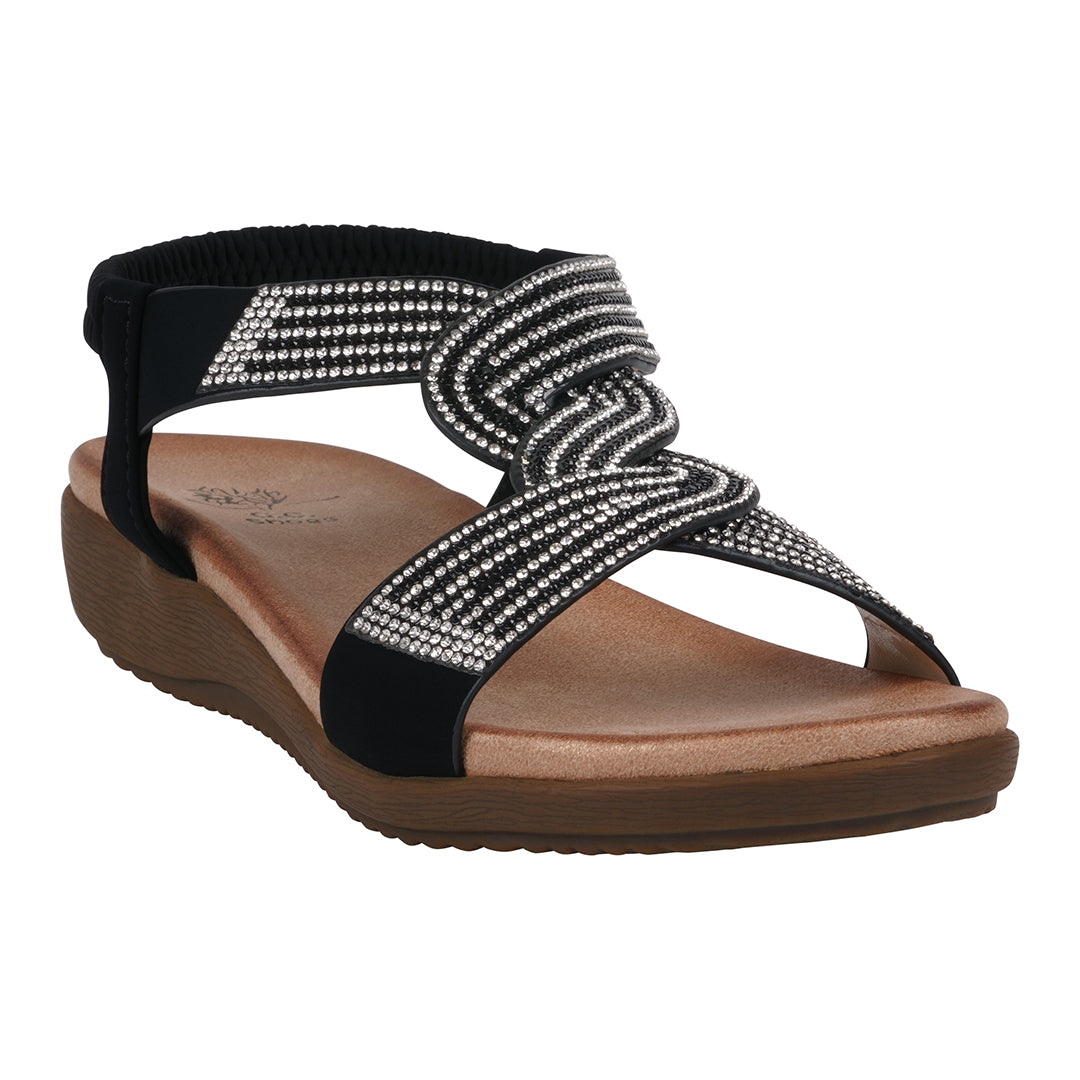 Women's Vianna Embellished Flat Sandals