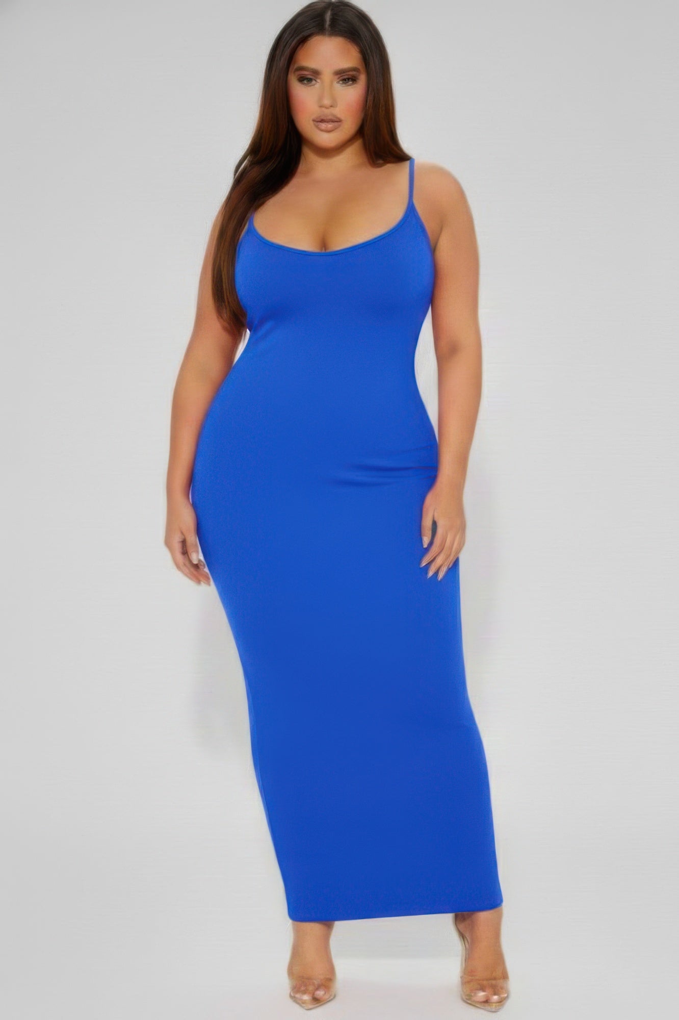 Ribbed Mermaaid Hem Cami Dress