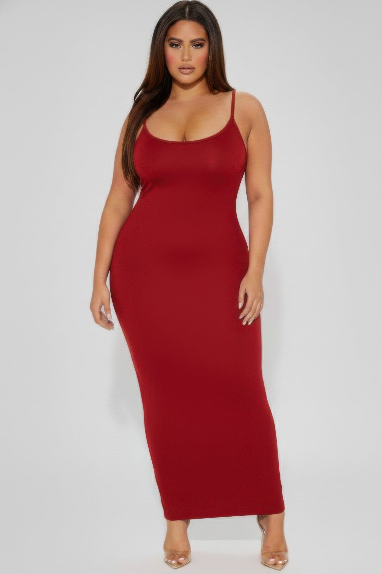 Ribbed Mermaaid Hem Cami Dress