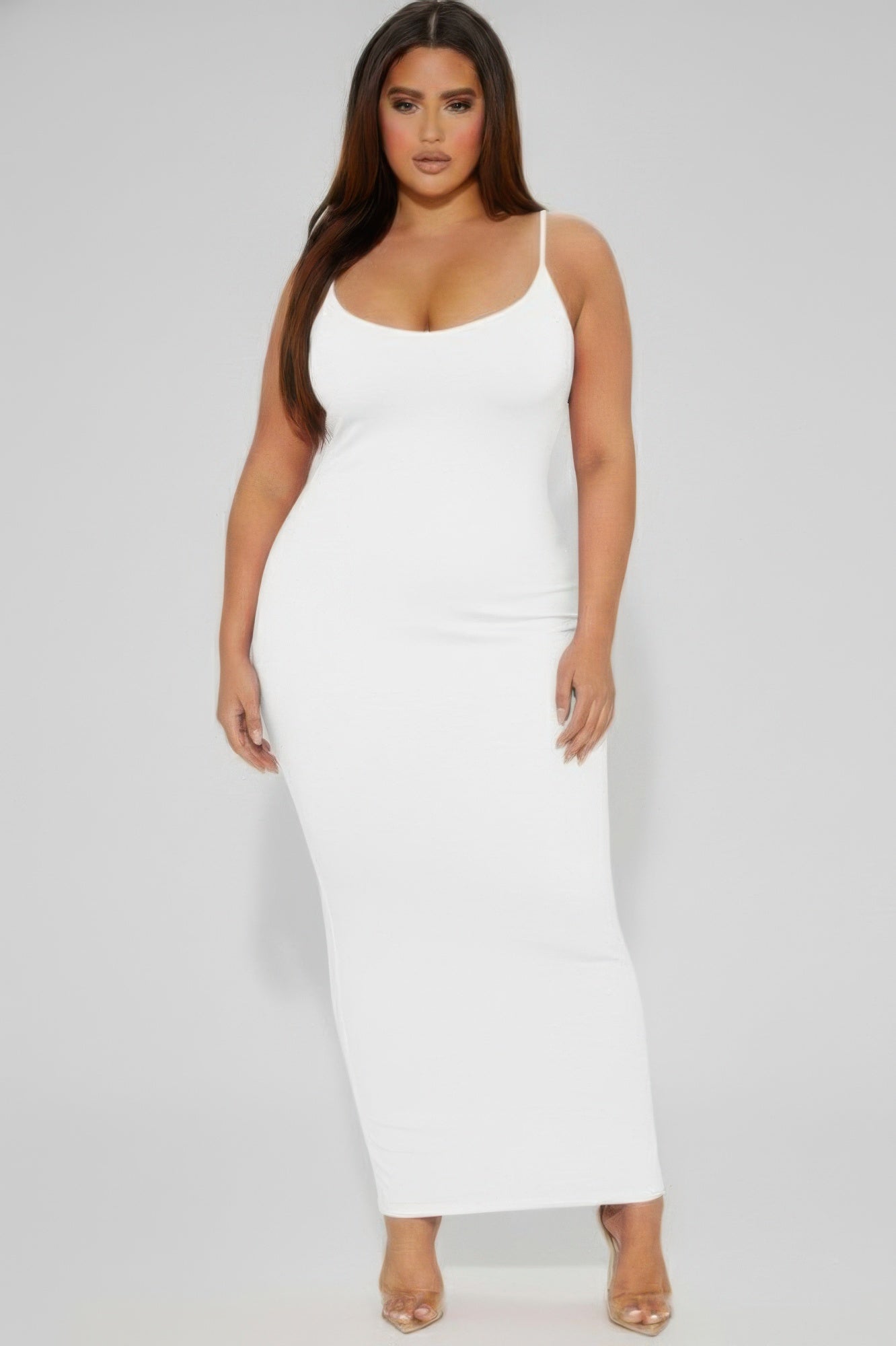 Ribbed Mermaaid Hem Cami Dress